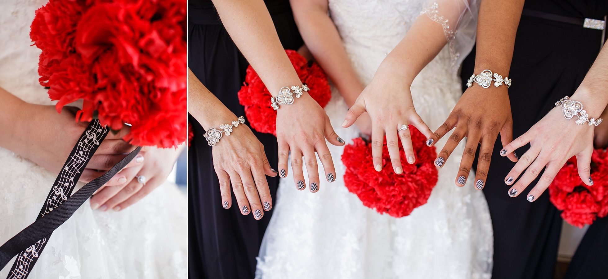 matching bracelets details bridesmaids