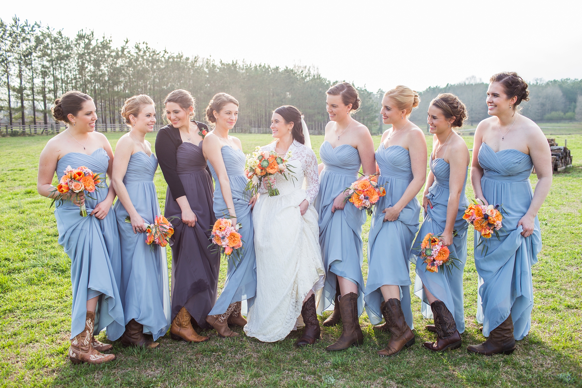 southern country wedding boots