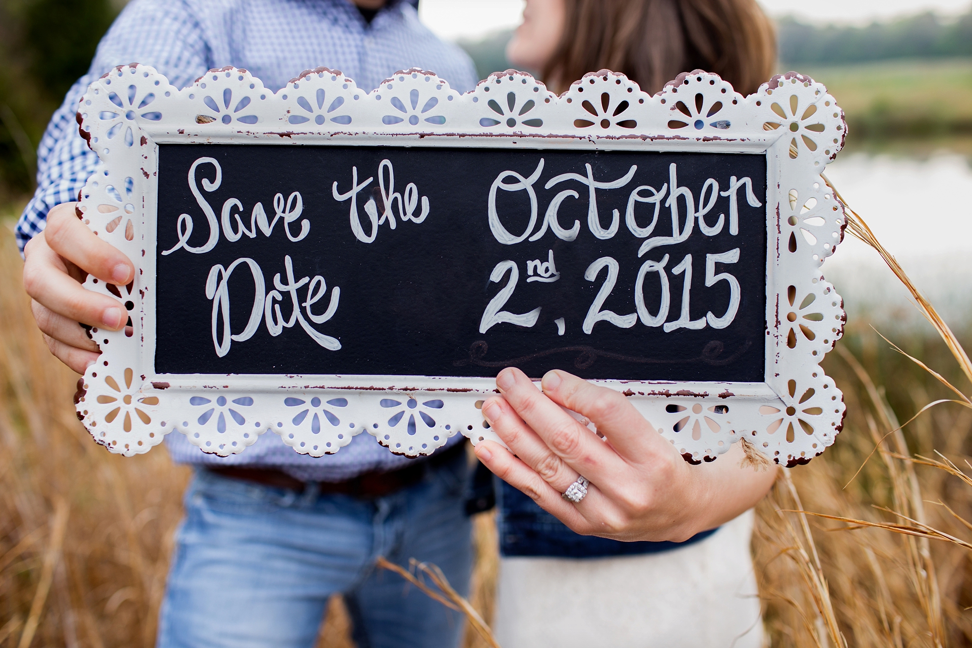 save the date engagement photos