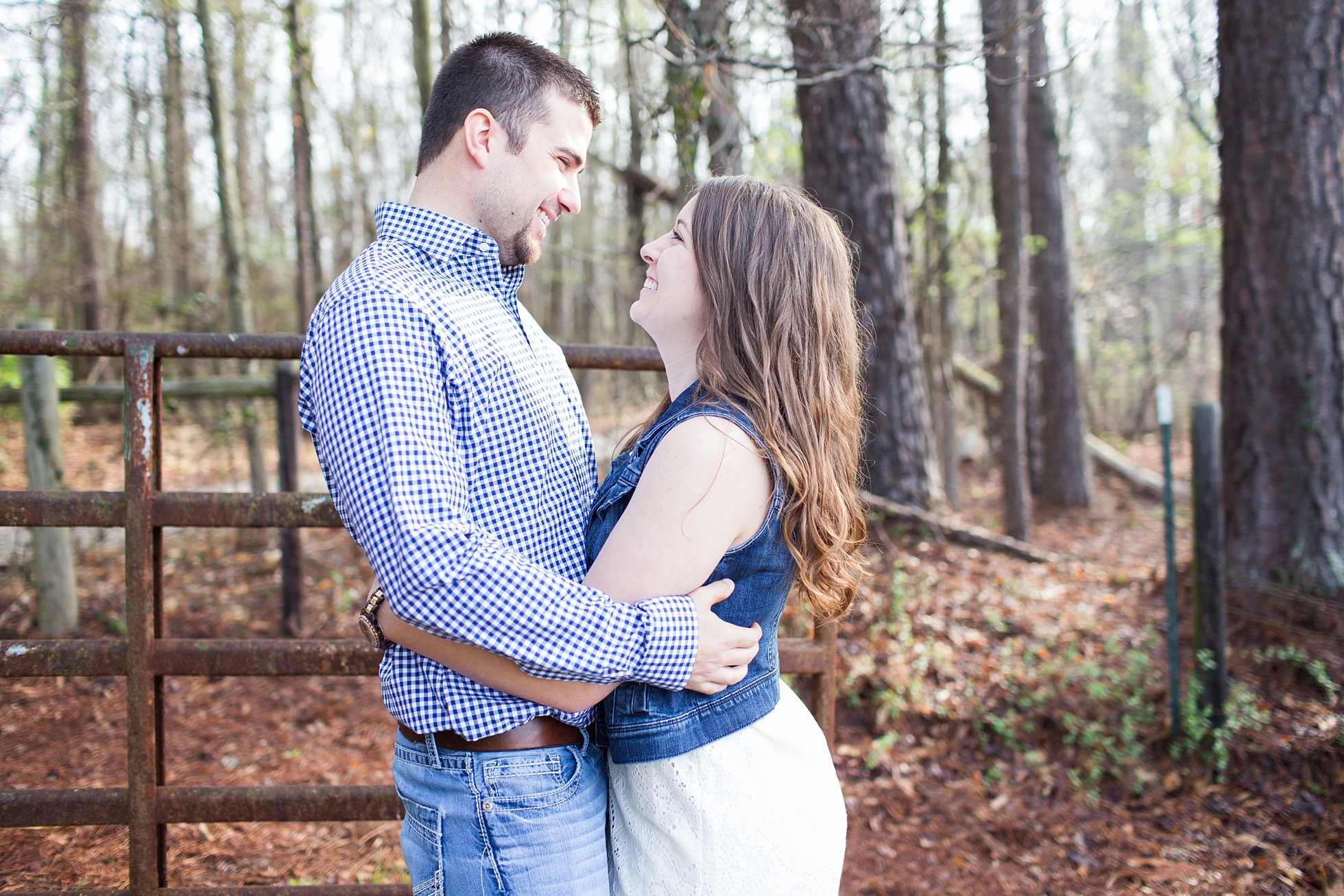 cute milledge engagement session