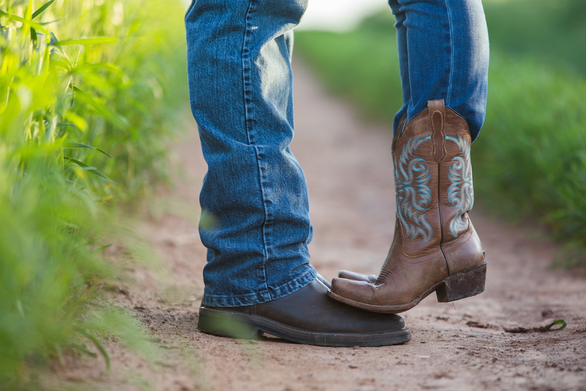 cute cowboy boots engagement