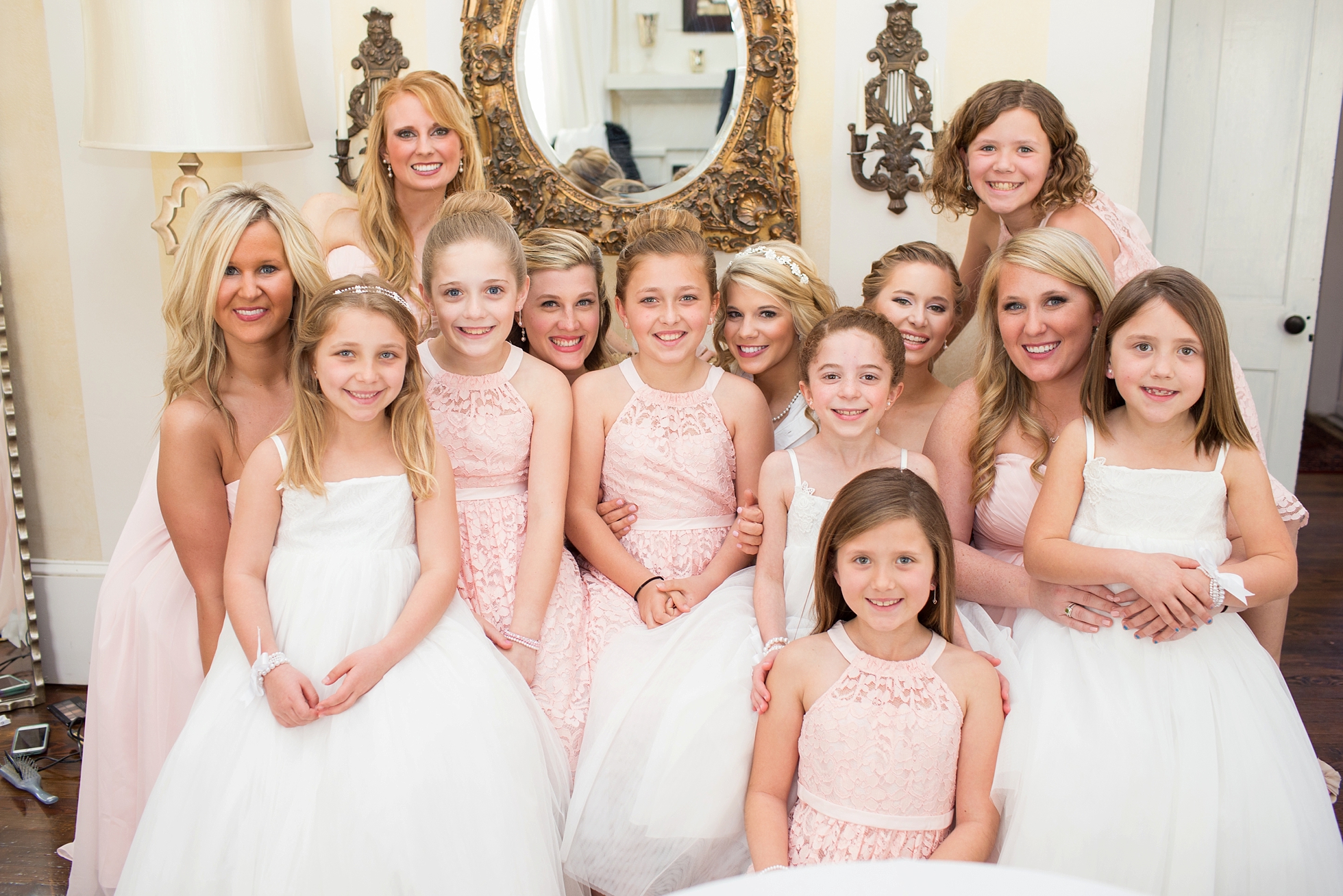 bridal party pink