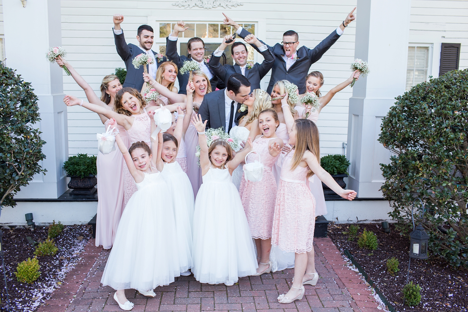 fun silly bridal party