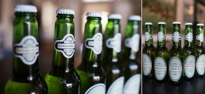 beer label wedding