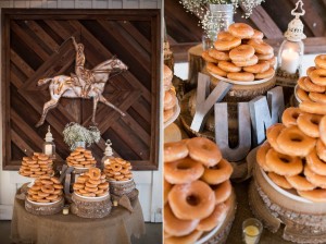 donuts wedding reception