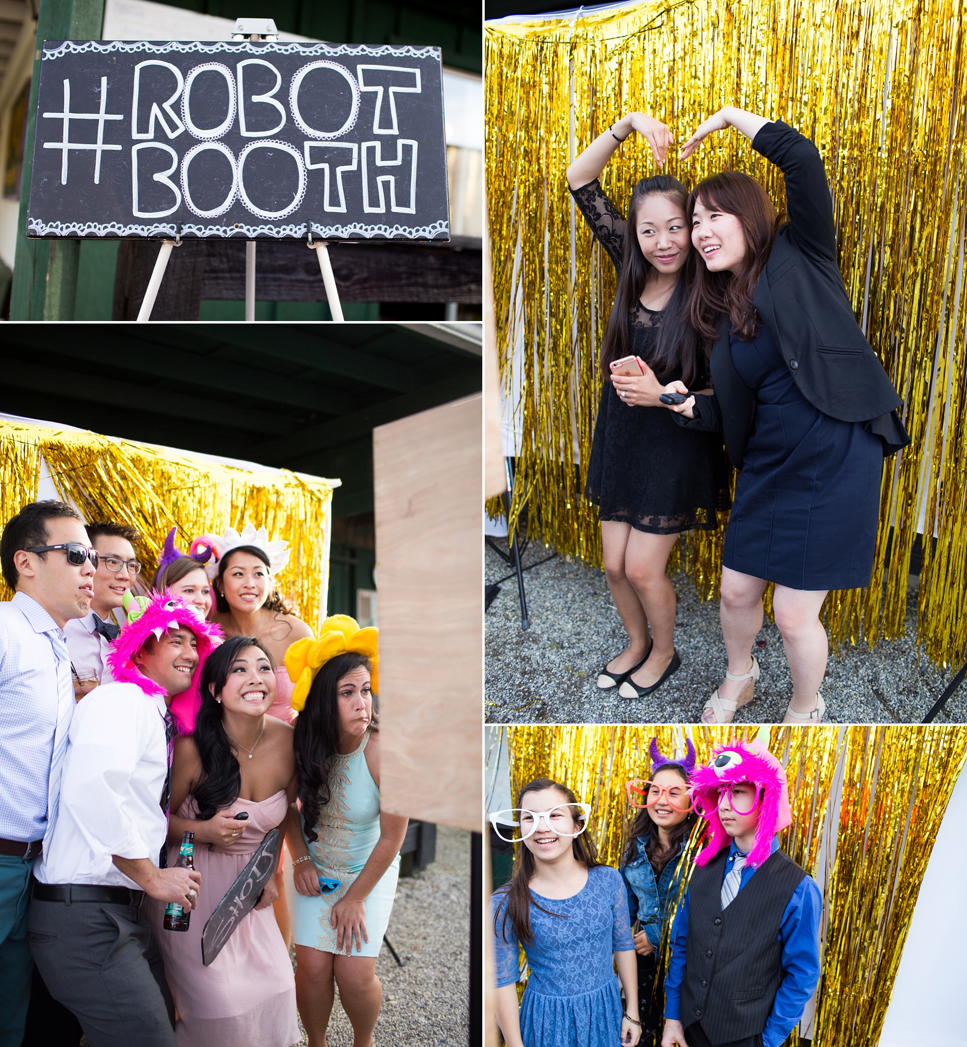 robot booth wedding