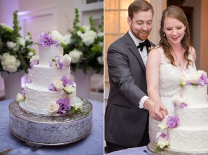 cake cutting purple