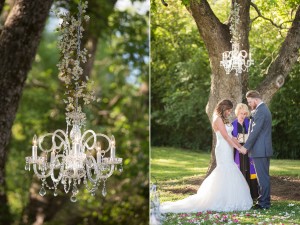 chandelier outdoor wedding georgia