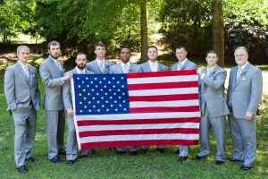 service army wedding flag american