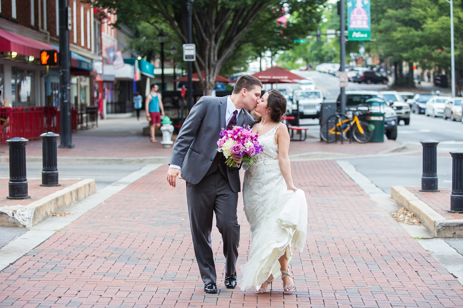 downtown athens wedding photography