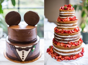 mickey mouse naked cake