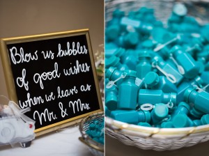 bubbles wedding exit