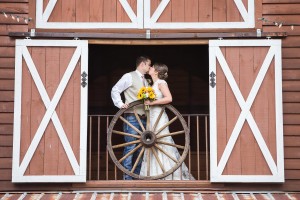 barn wedding photo rustic