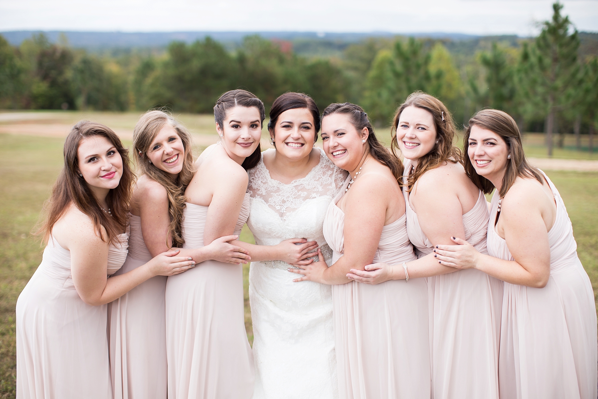 bridesmaids love wedding