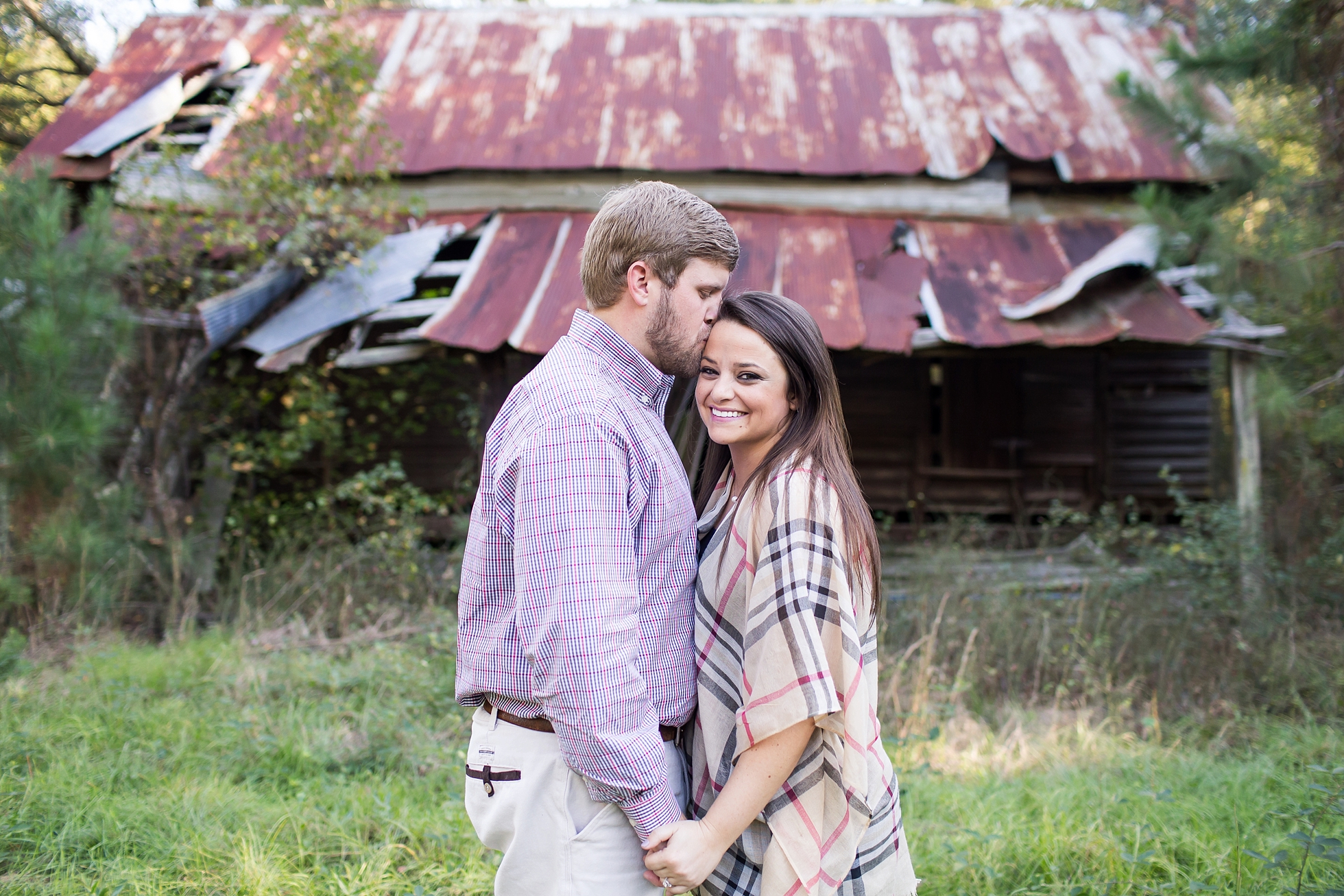 rustic country engagement photos