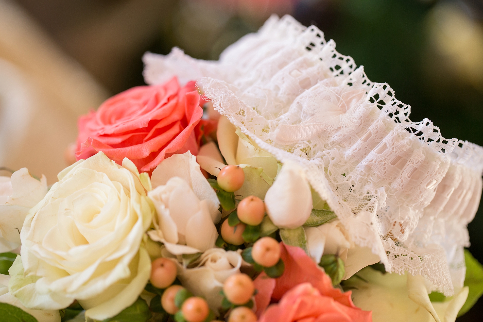garter bouquet atlanta wedding