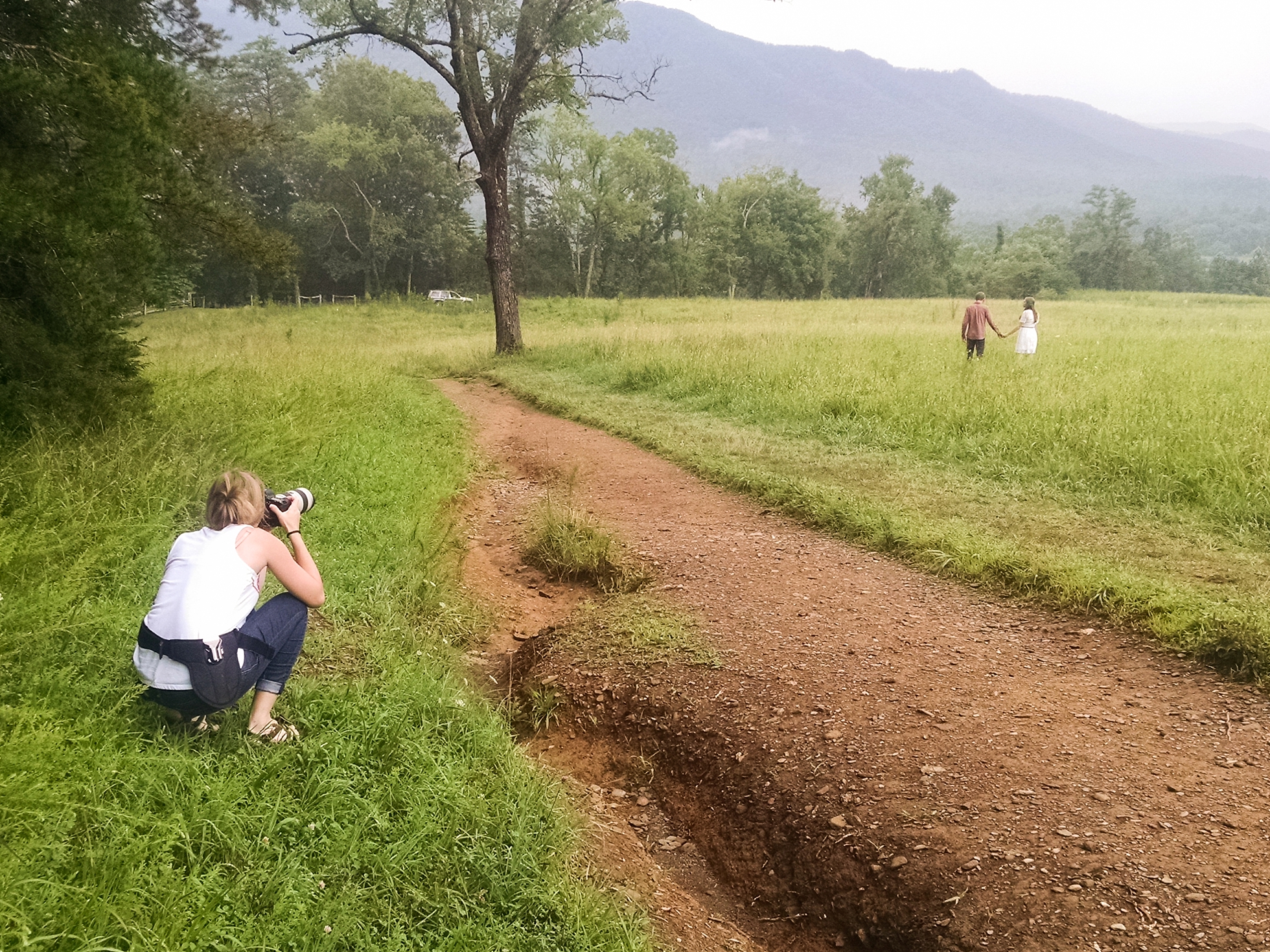 knoxville cades cove engagement