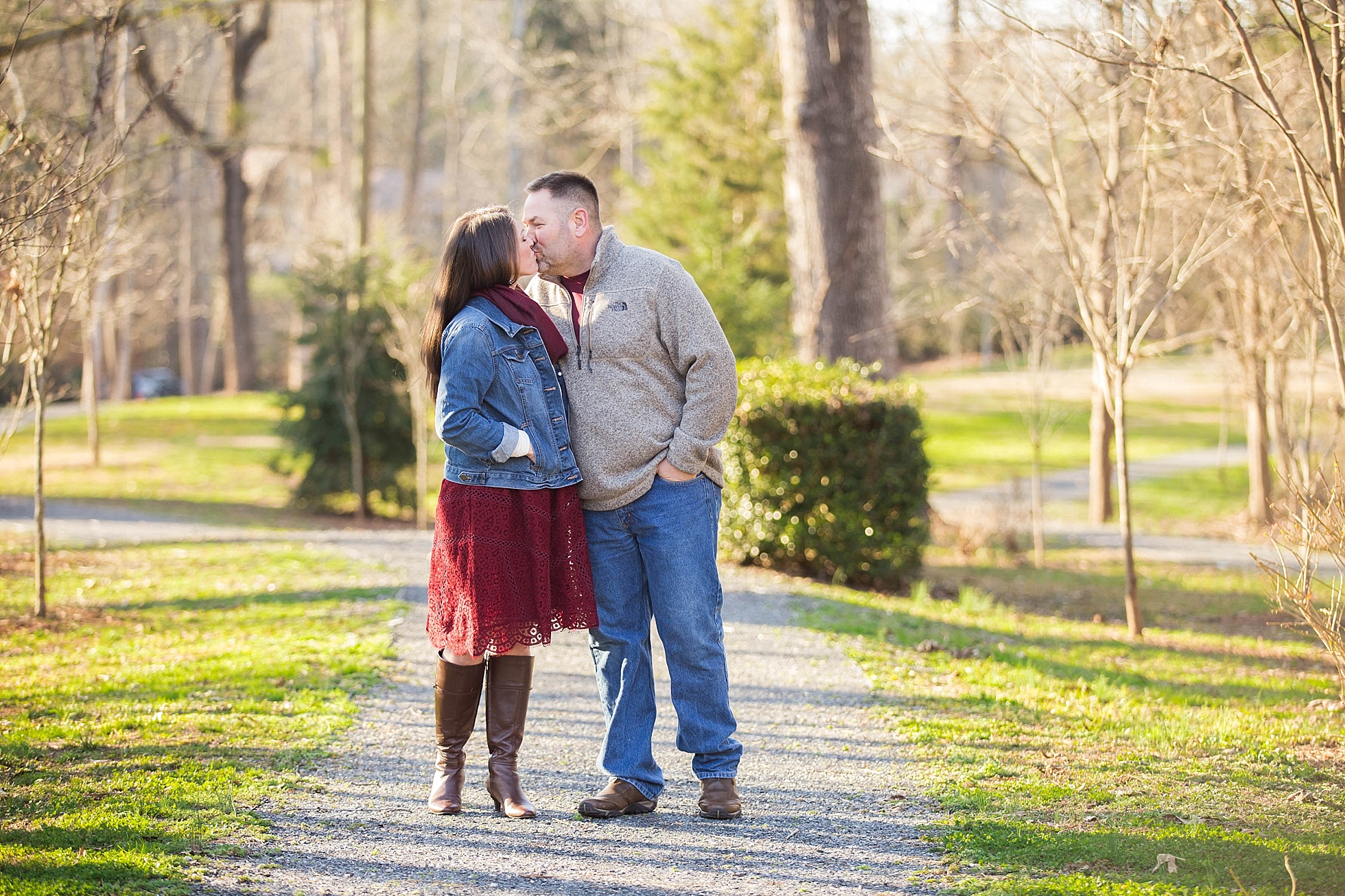 rustic fall engagement photos