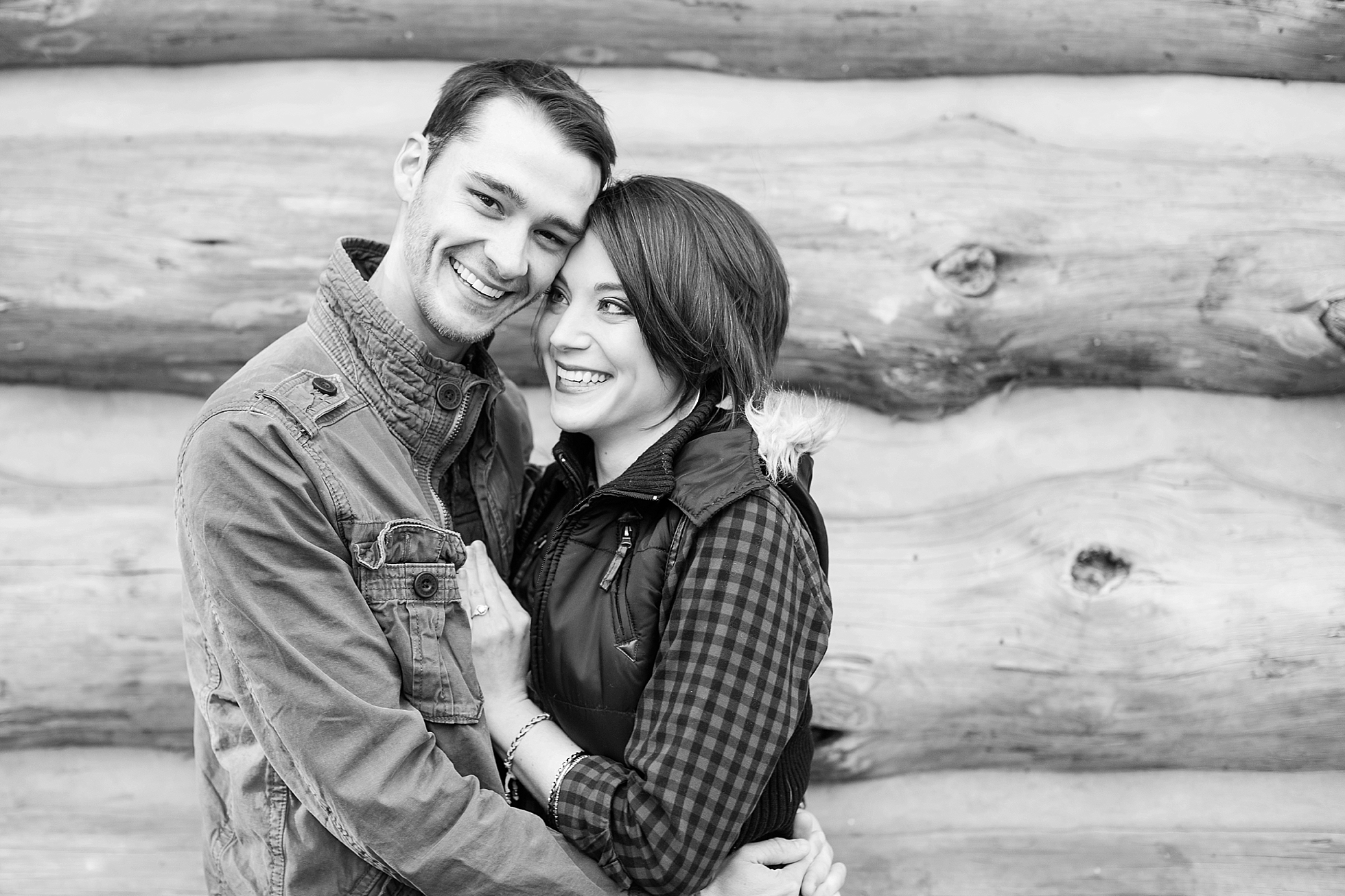 cabin woods engagement athens