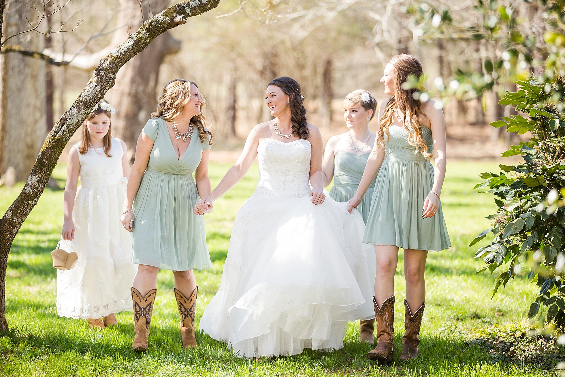 9 oaks wedding bridesmaid