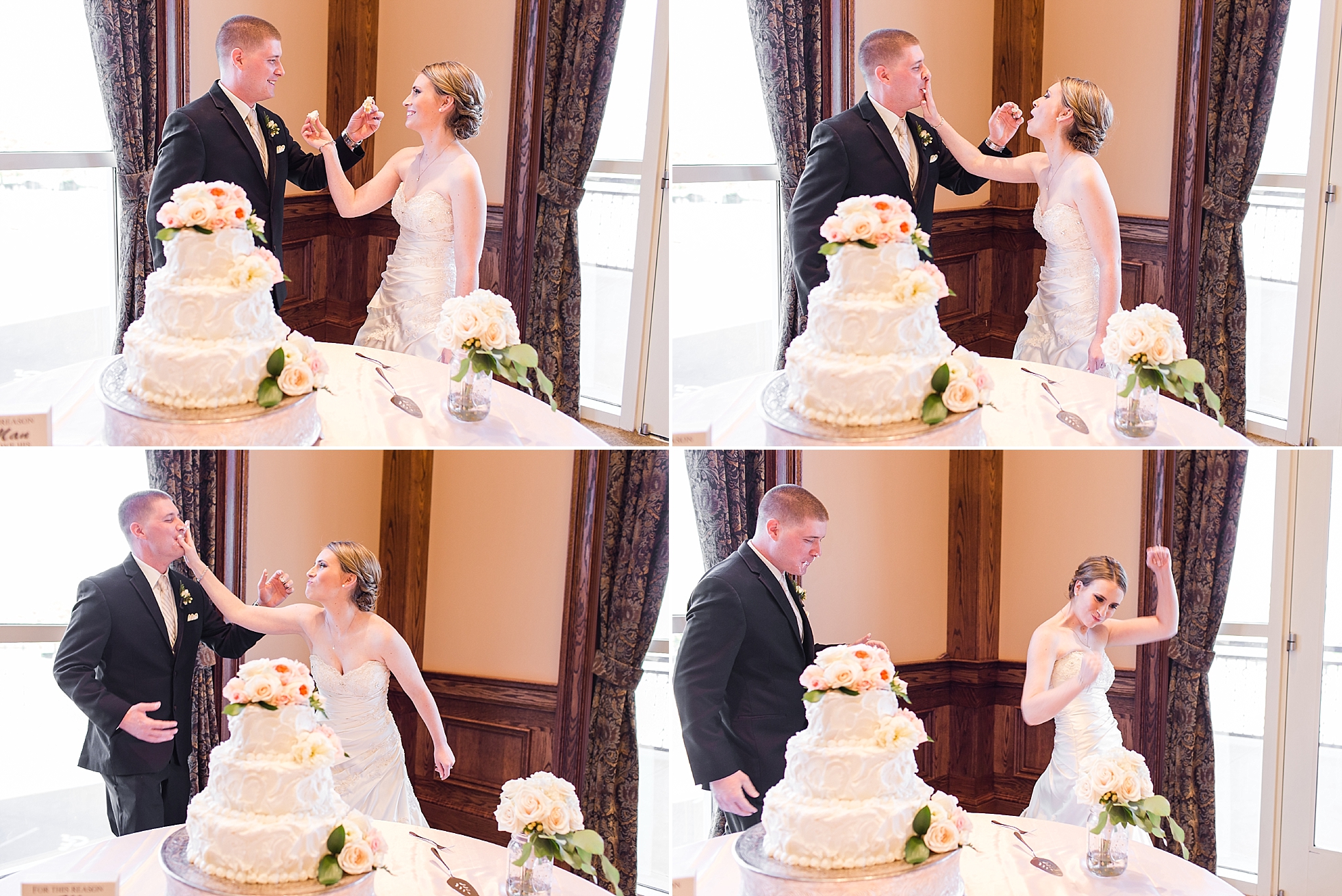 athens cake cutting wedding