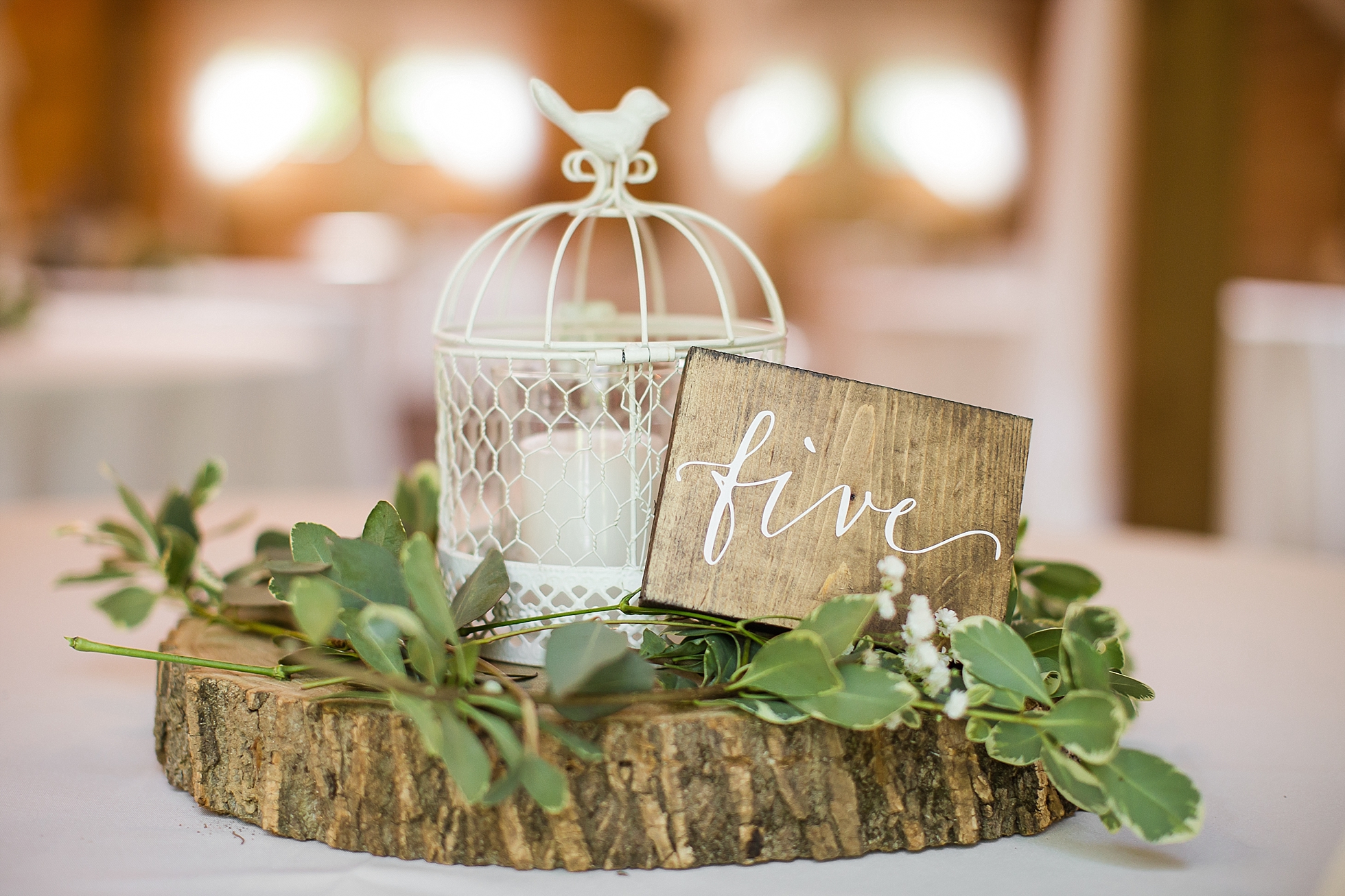 barn wedding reception centerpieces