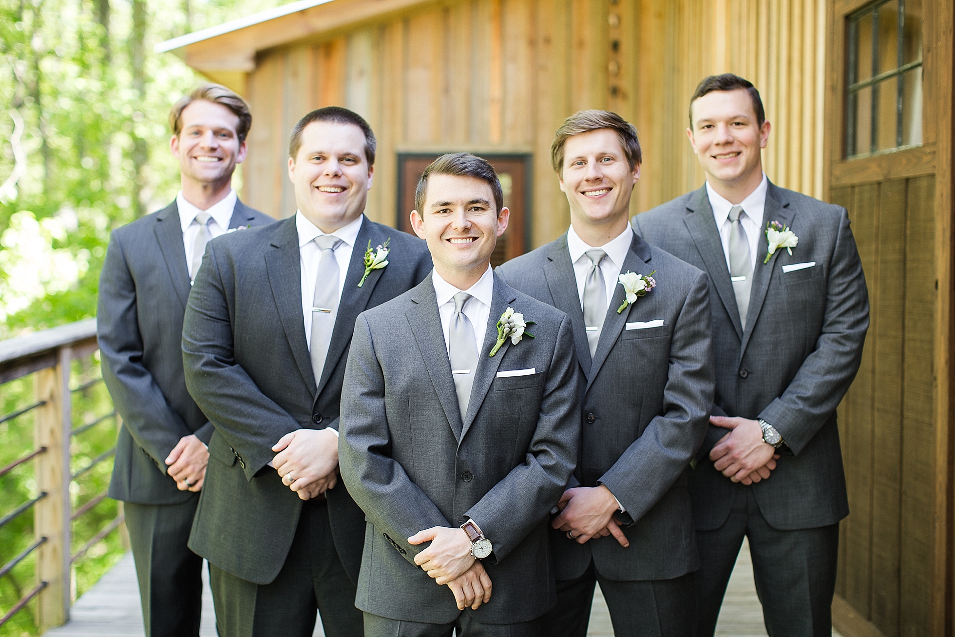 redcoat wedding groomsmen