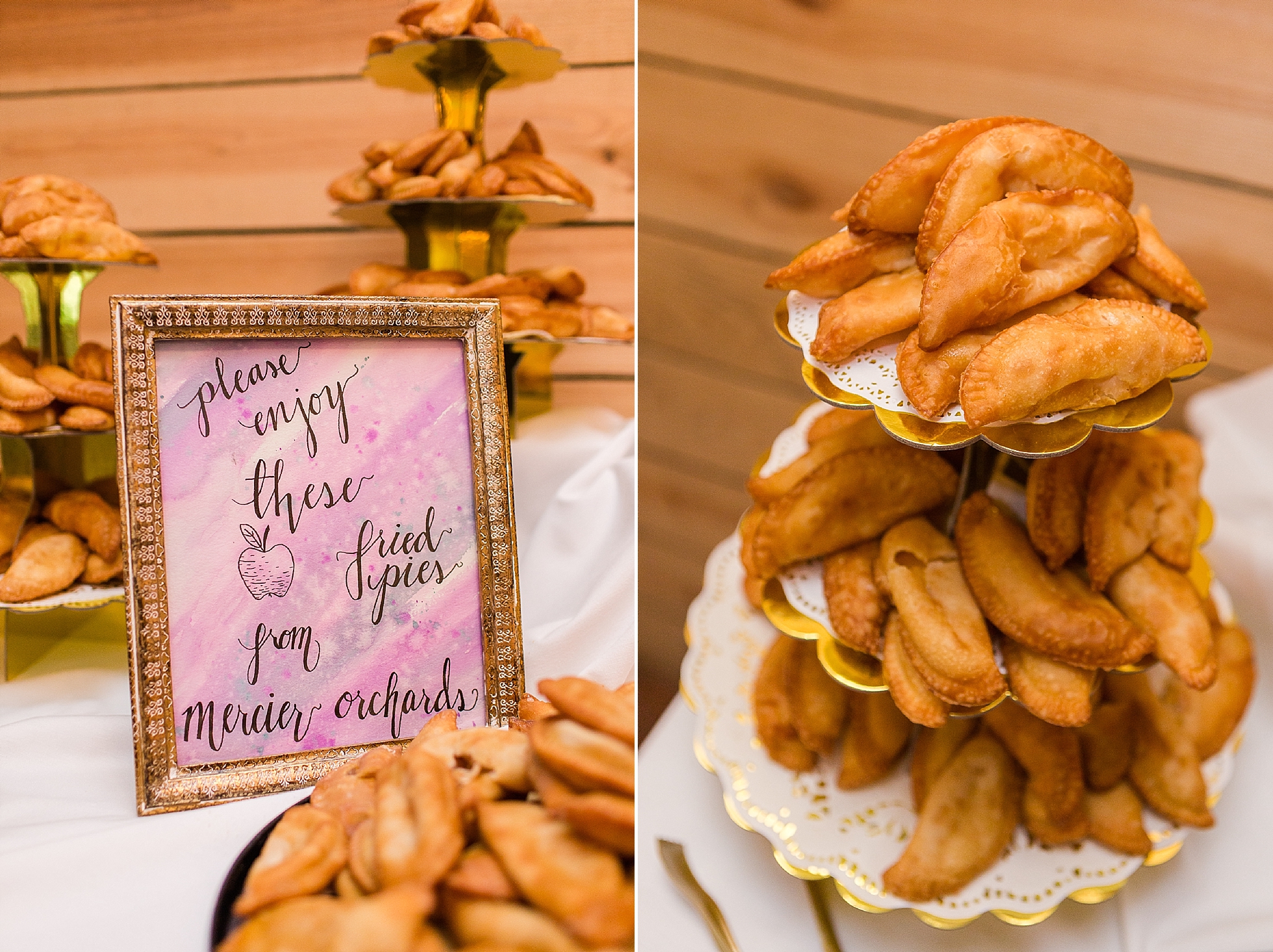 wedding food favors fried pies