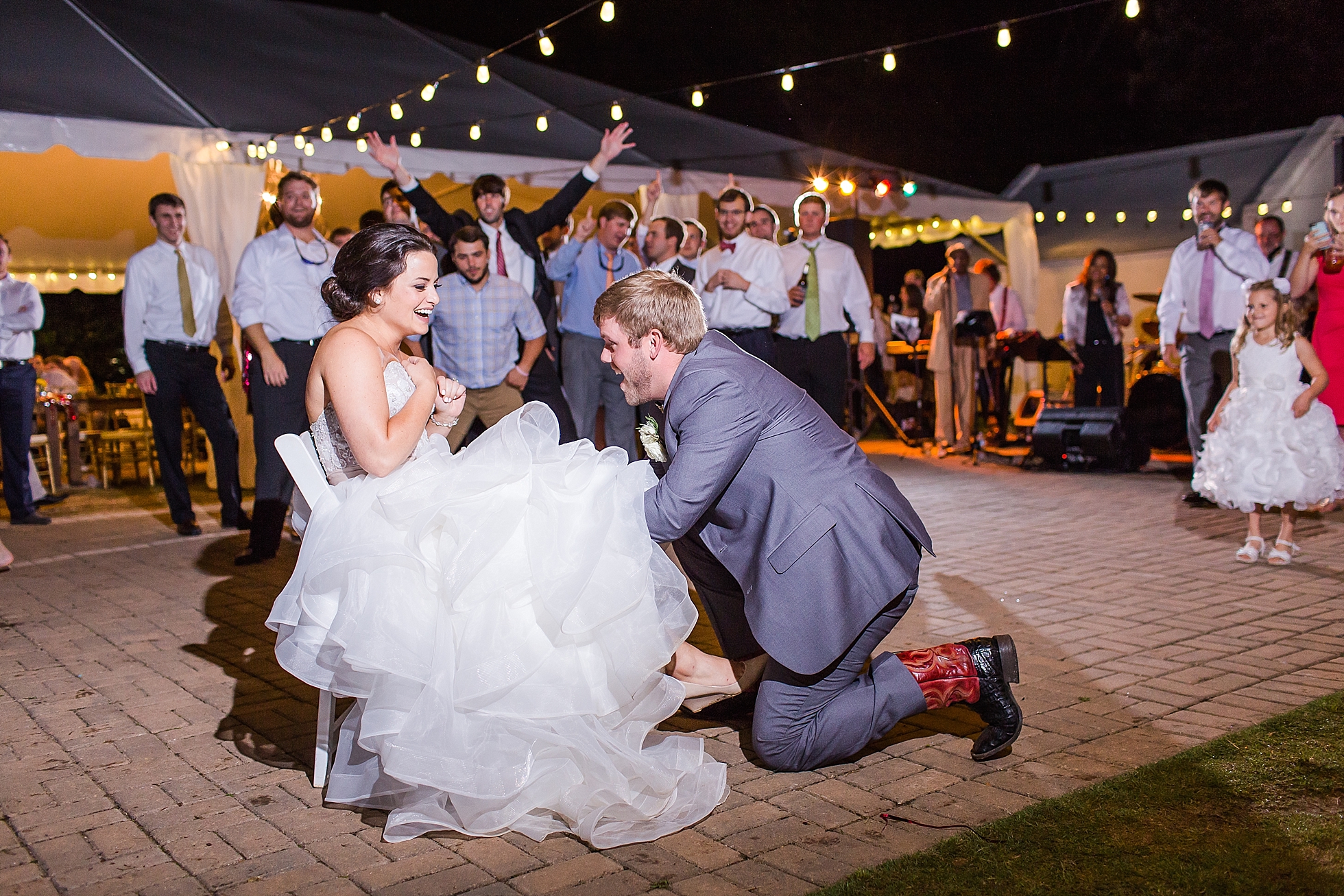 garter toss wedding athens