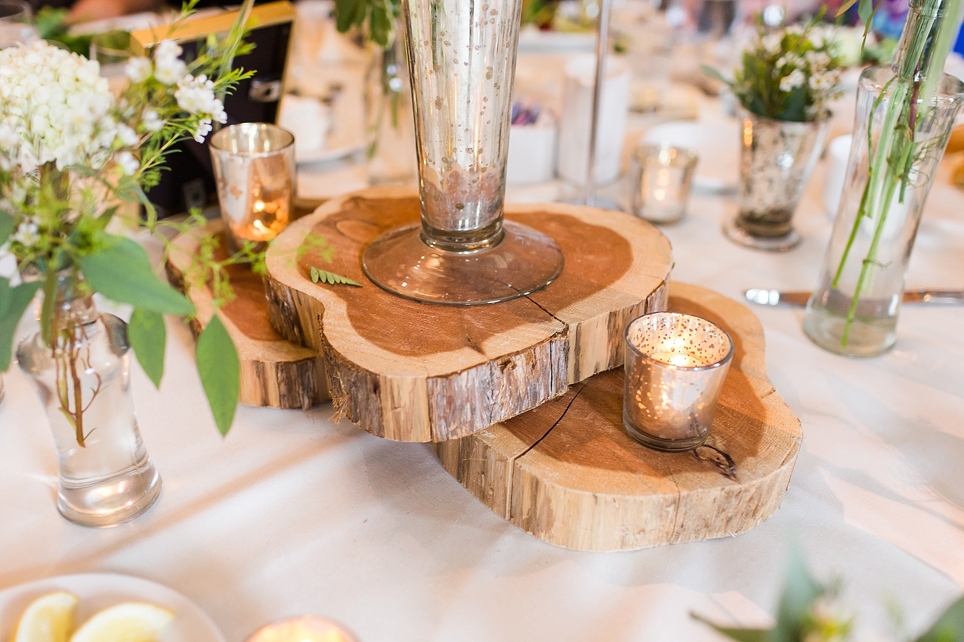 tree centerpiece table wedding
