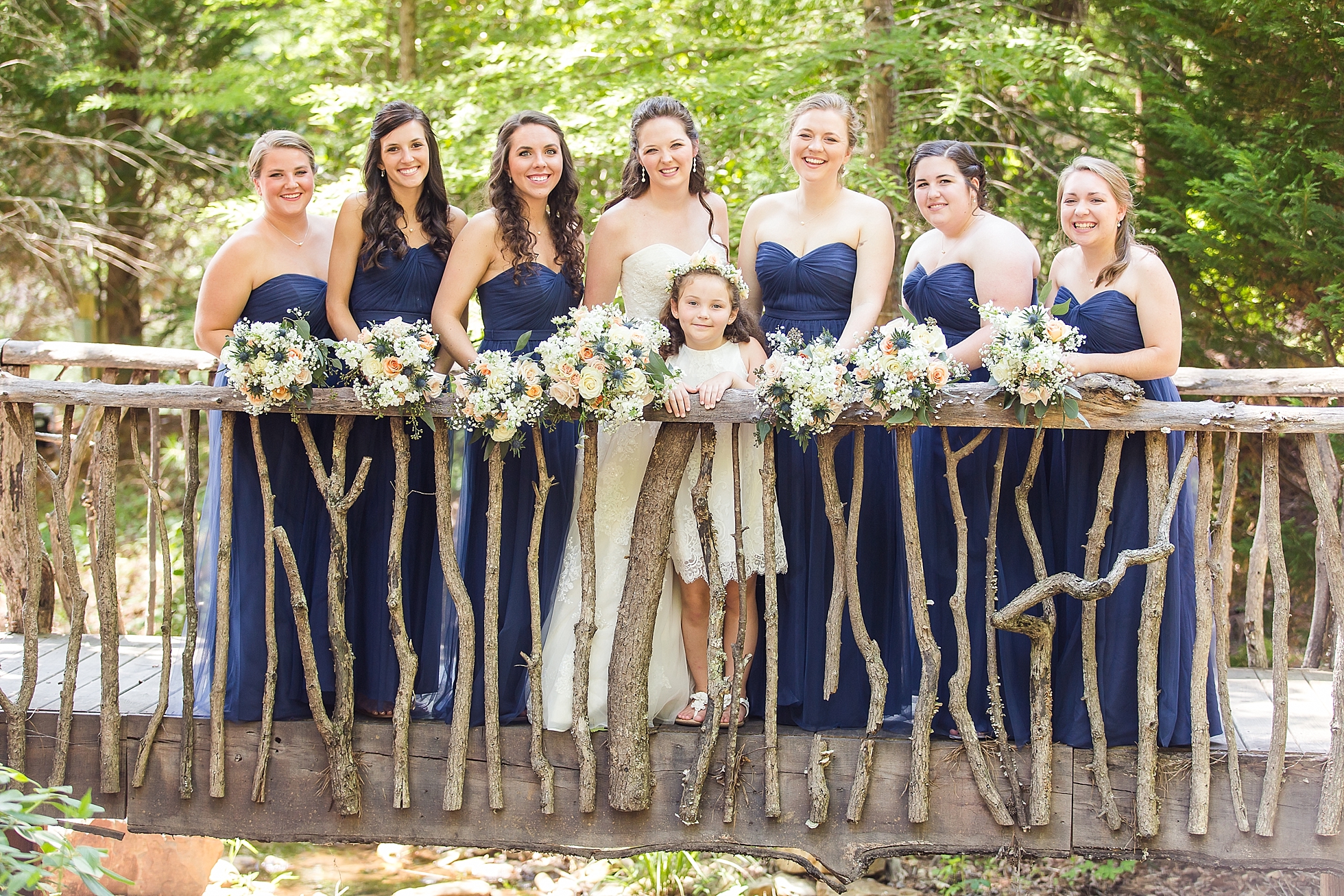 indigo falls bridesmaids photos