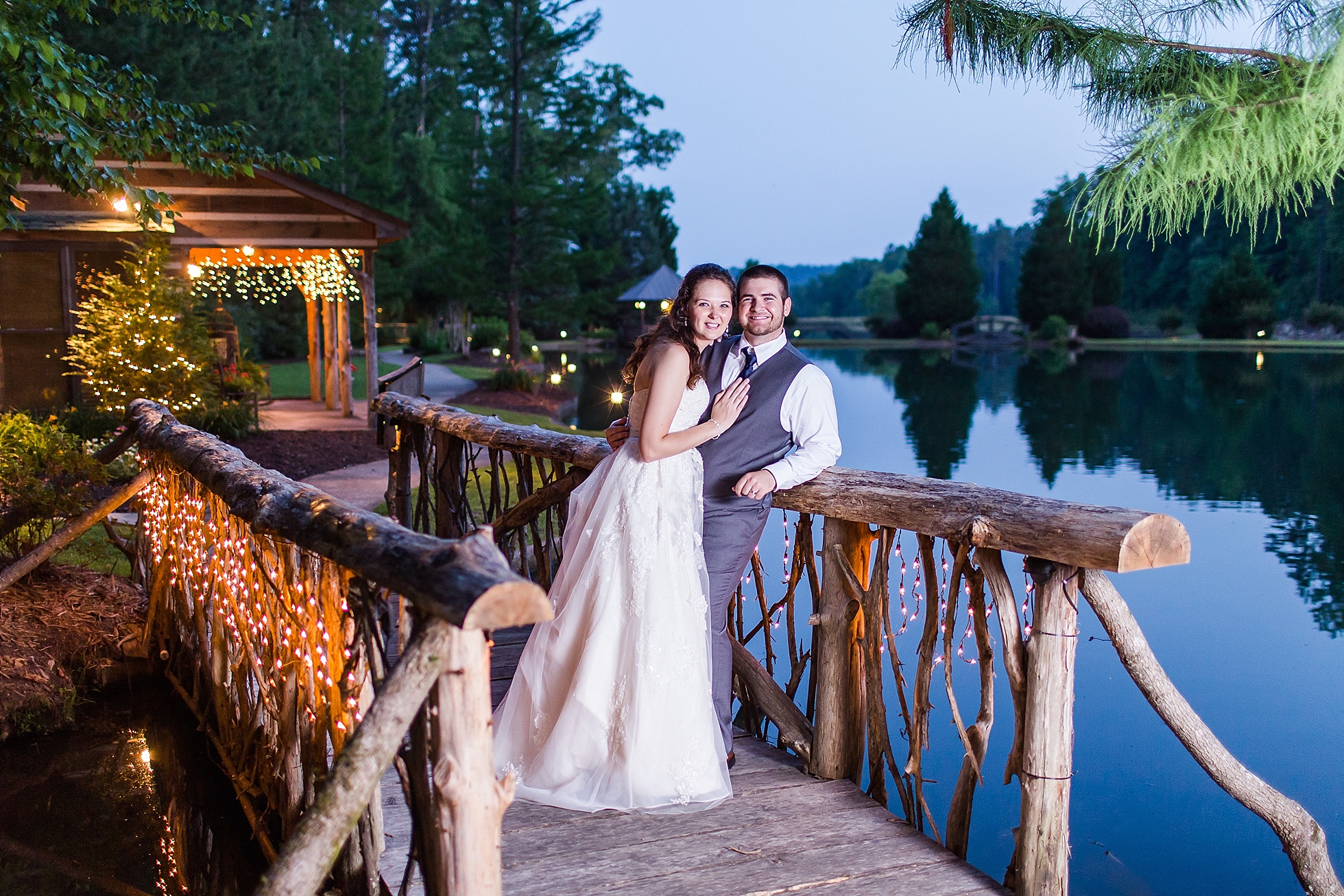 indigo falls wedding lake