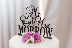 cake topper disney wedding