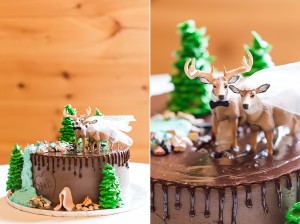 groom cake hunting deer