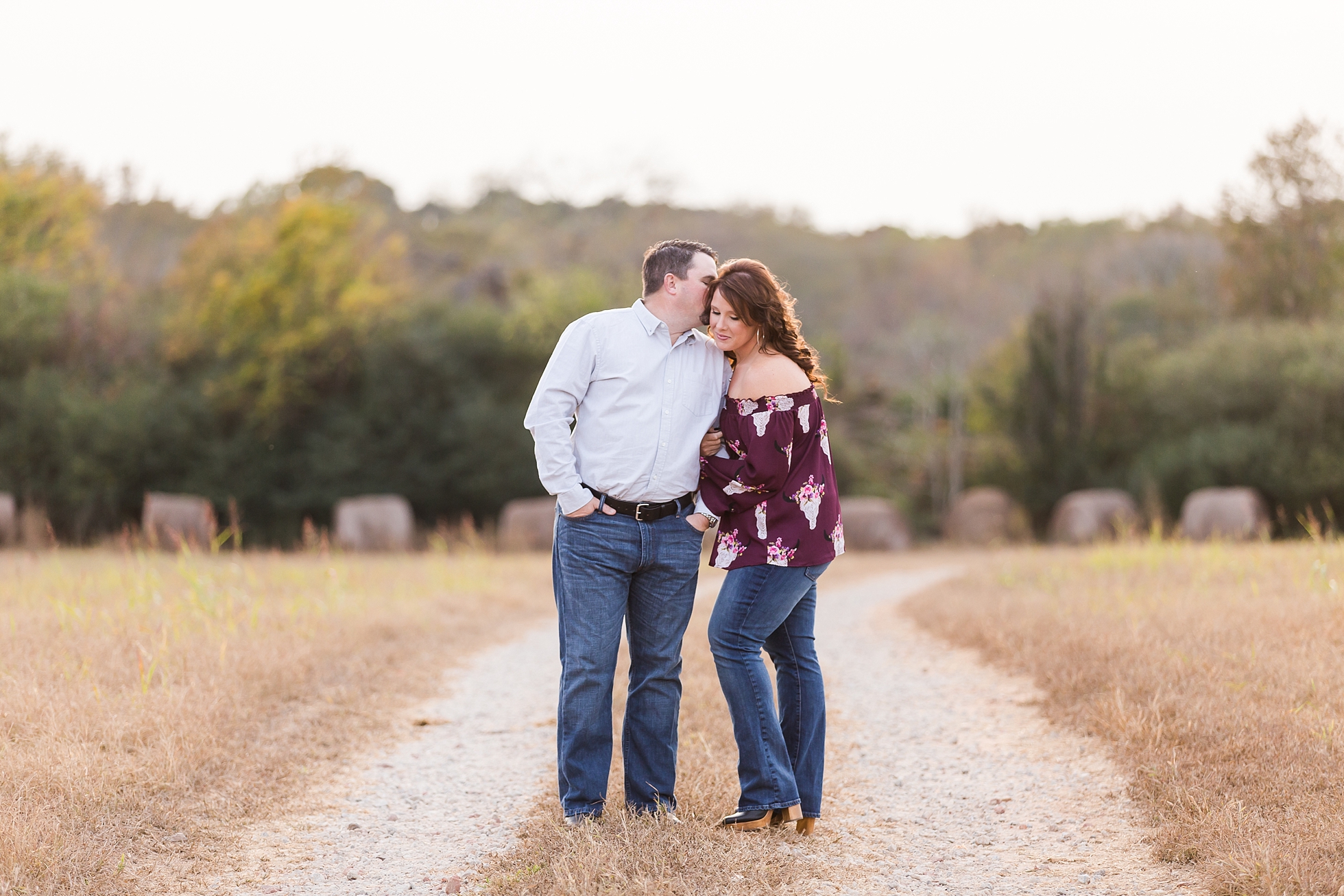 country farm engagement photos