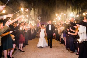 sparkler exit wedding charleston