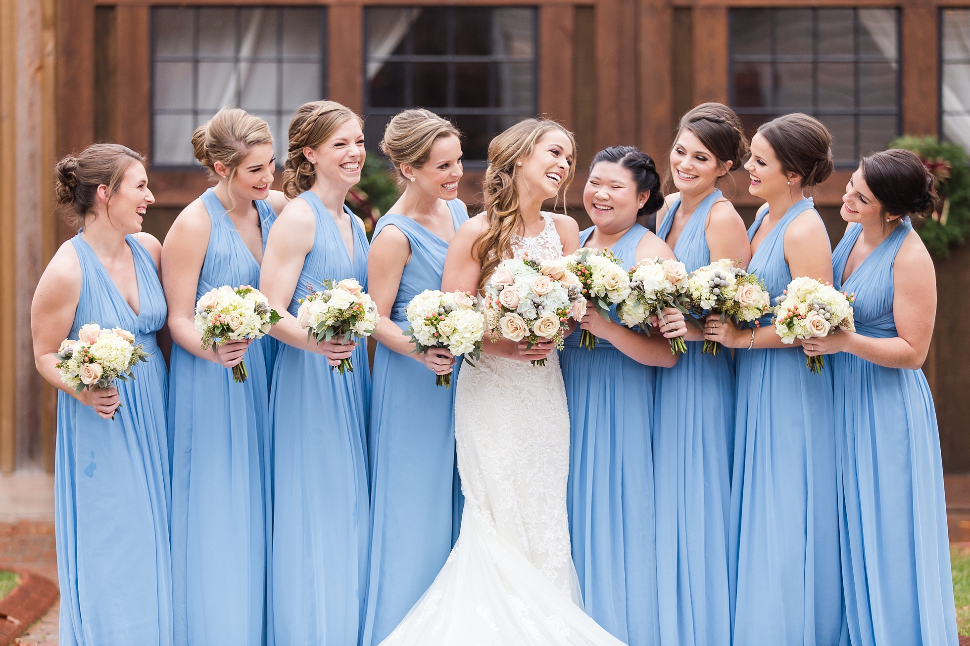 wheeler house bridesmaids blue