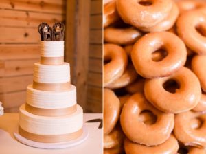cake donuts wedding