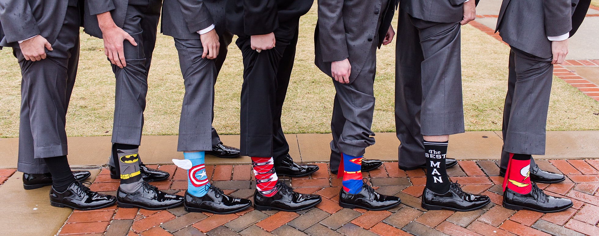 groomsmen superhero socks