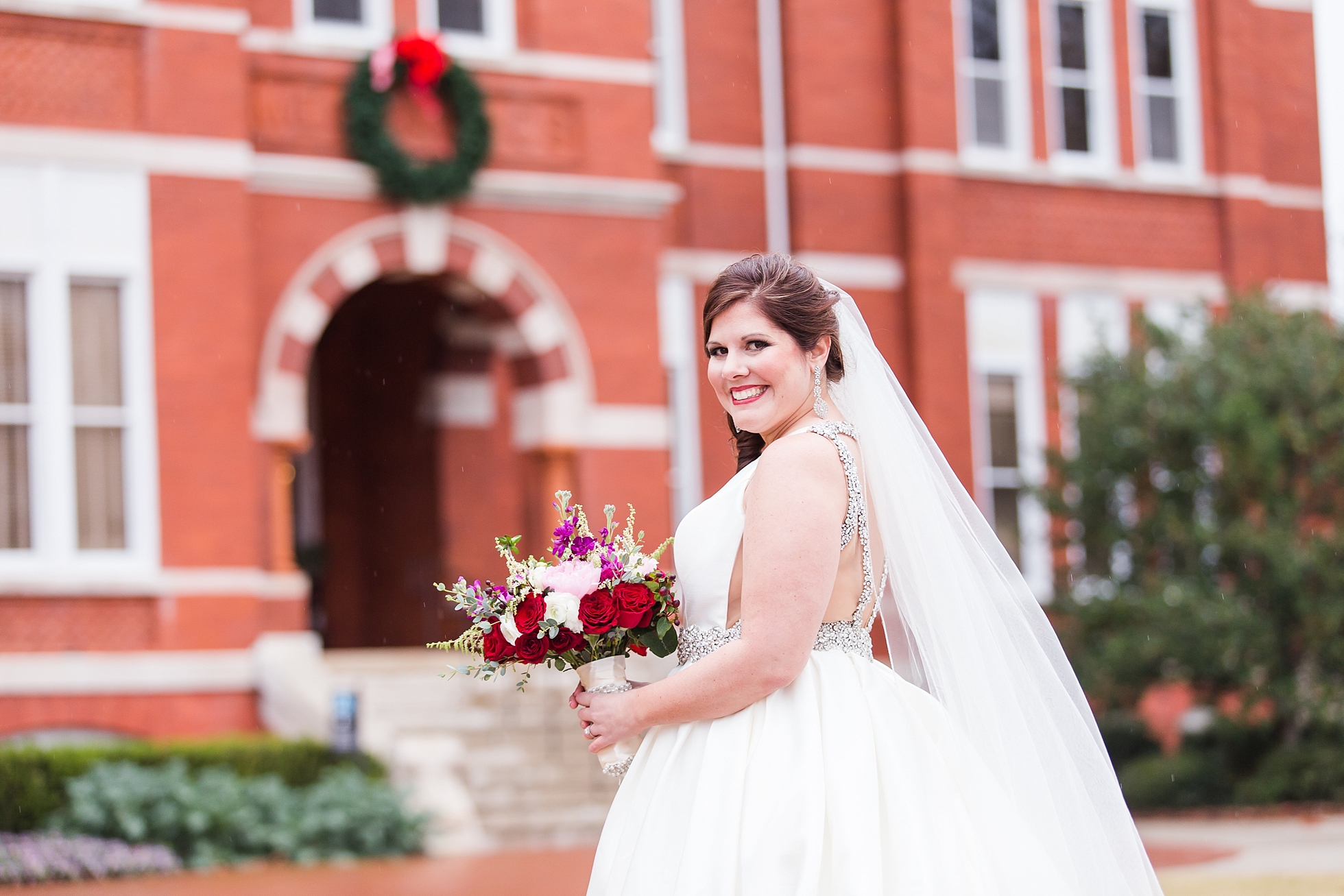bride wedding auburn university