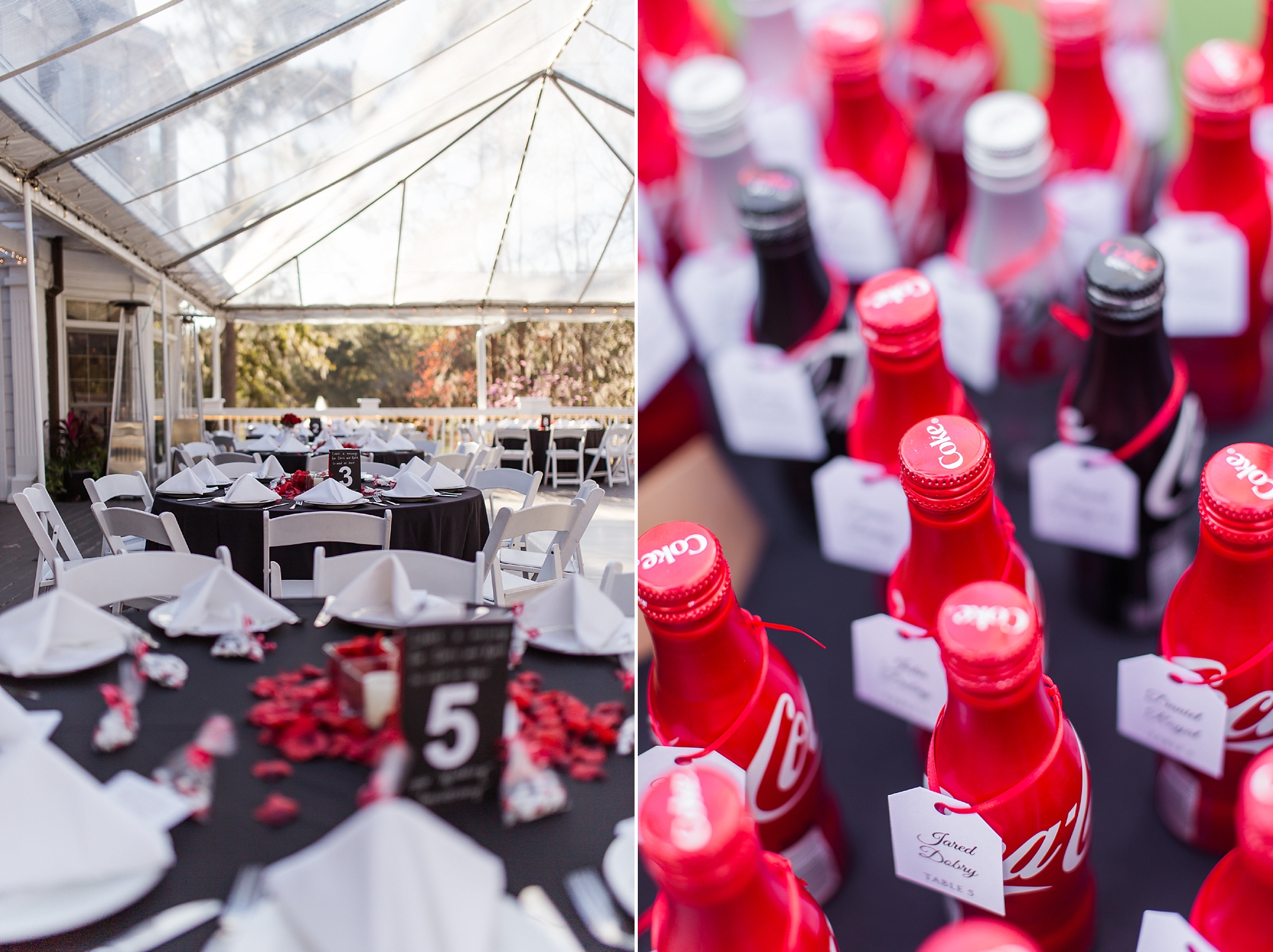 coke wedding decor table diy