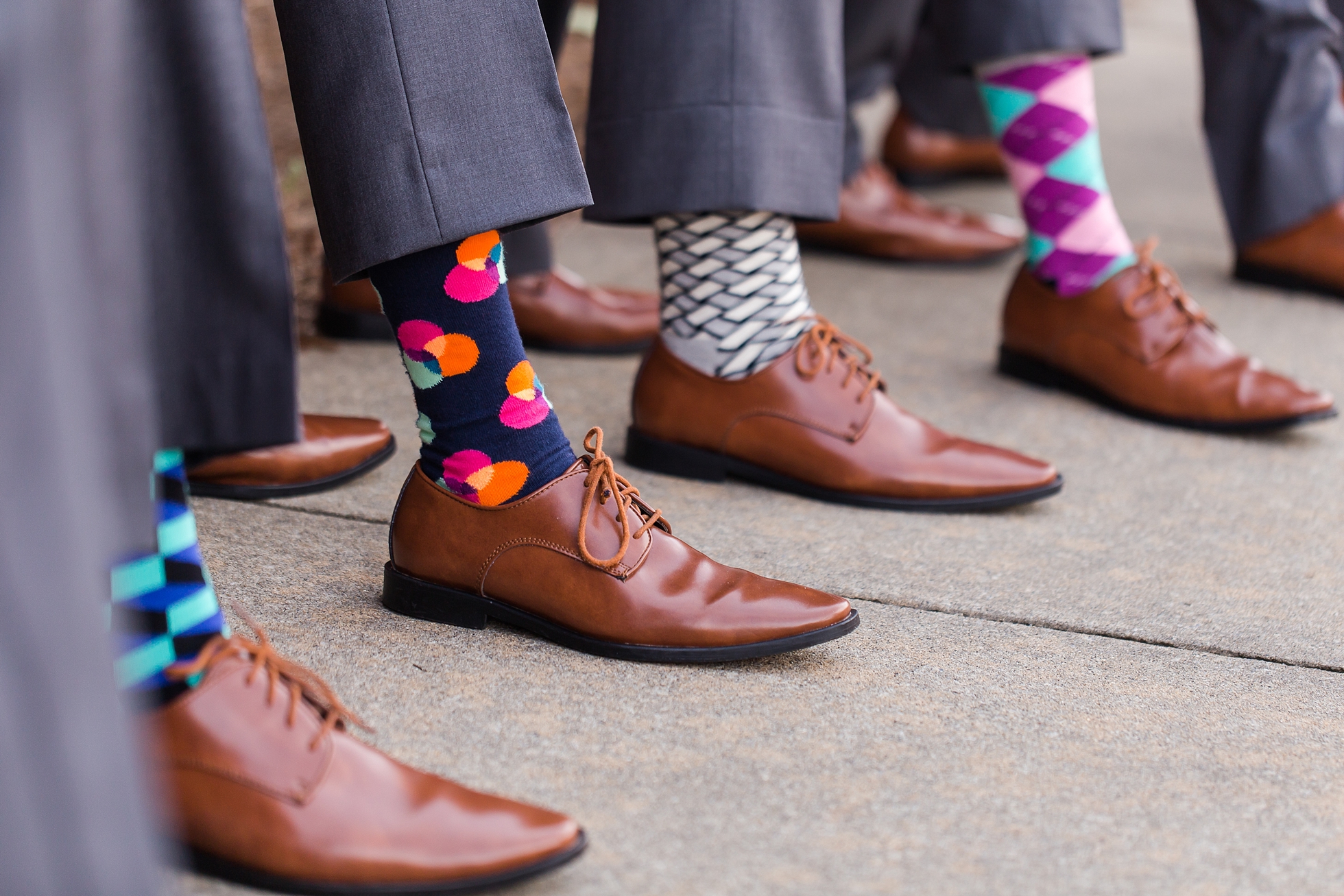 mismatched socks groomsmen wedding