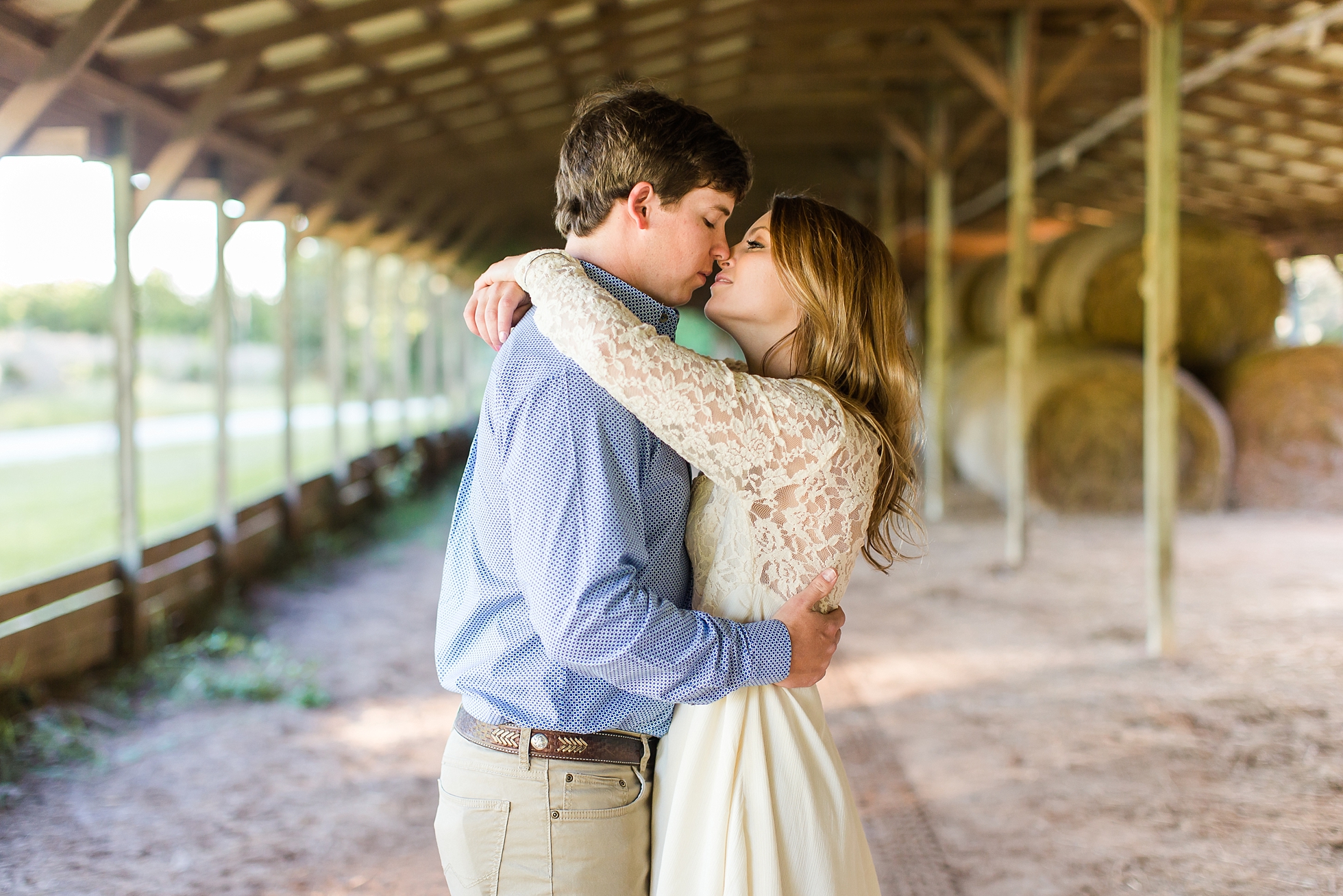 engagement photos country rustic