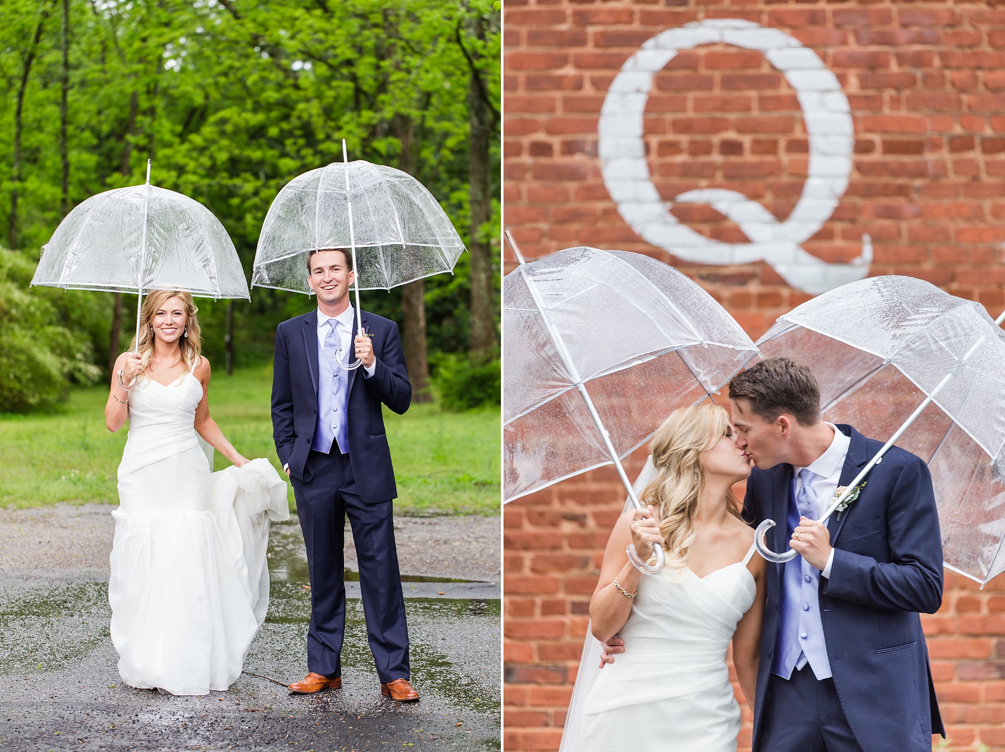 rain rainy wedding day photos umbrella