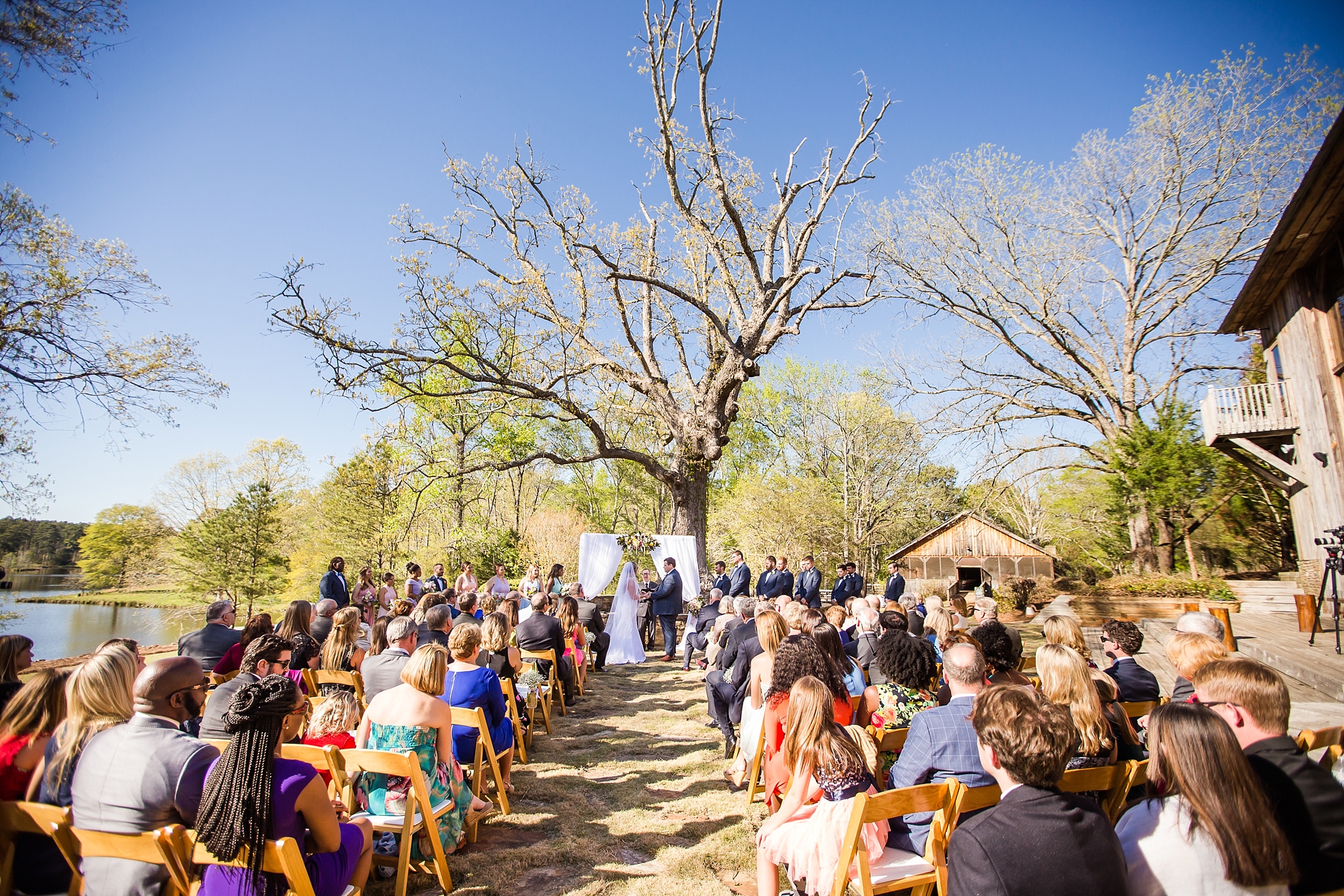 fair weather farms wedding ceremony