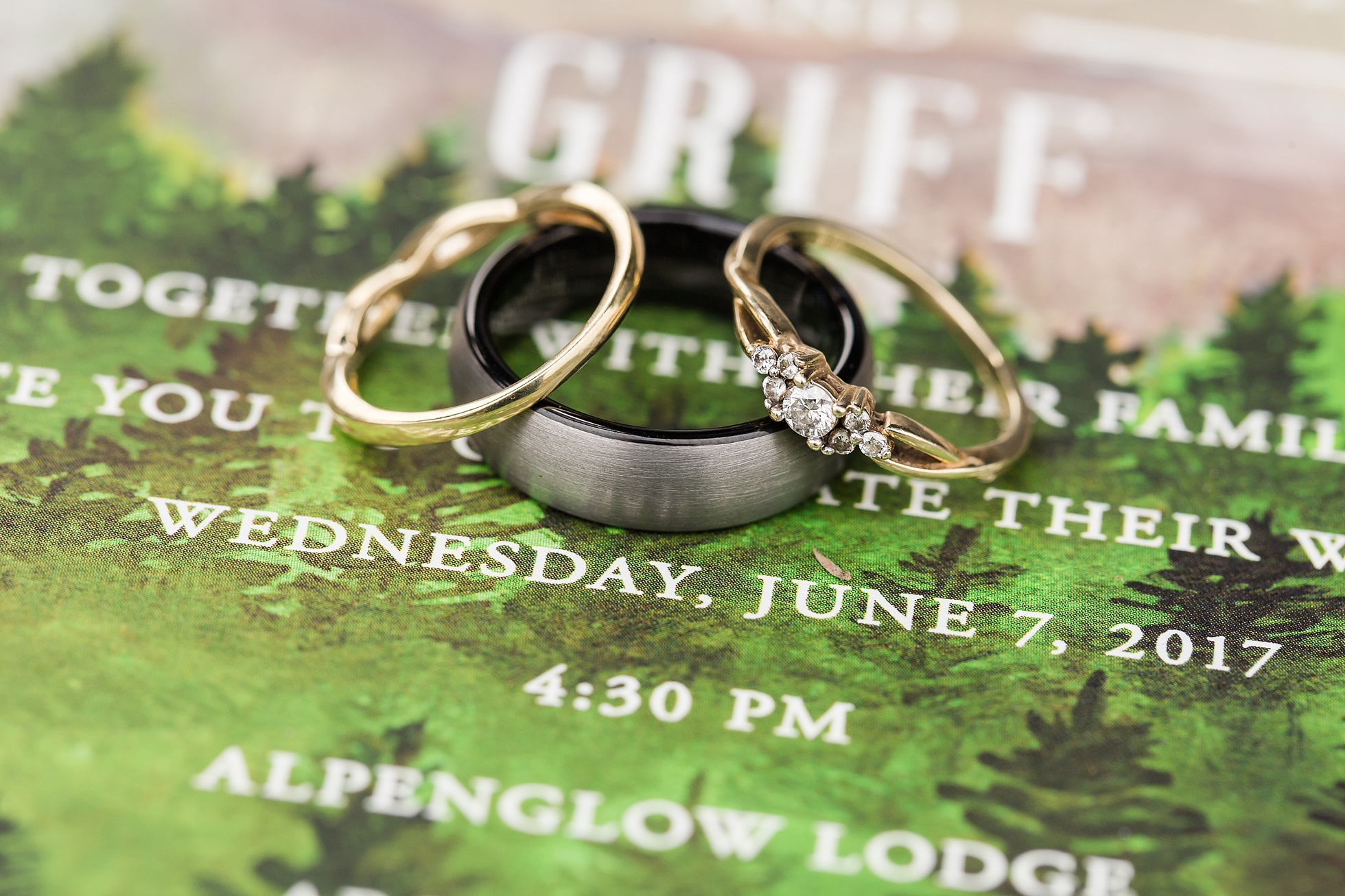 rings invitation suite wedding