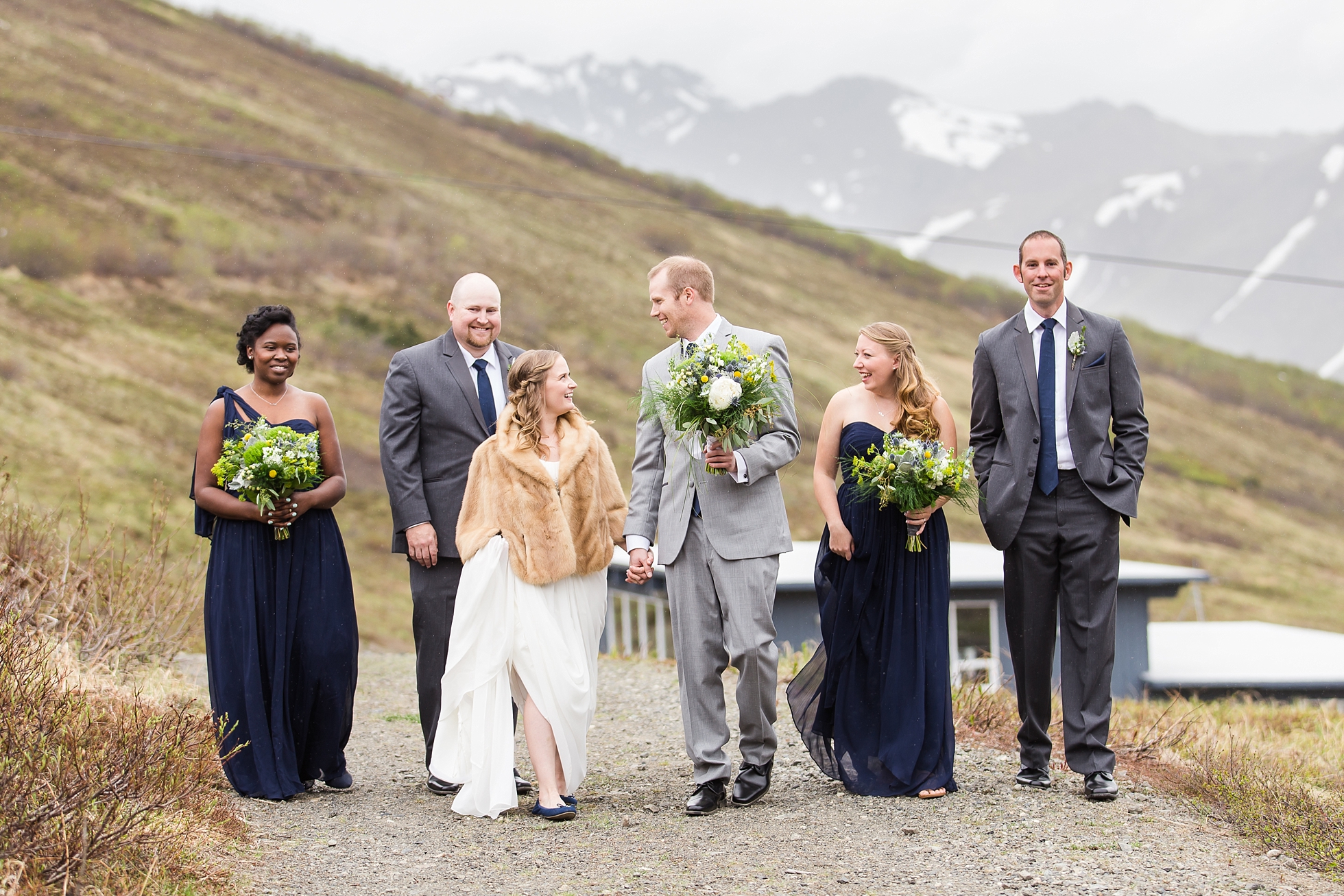 wedding party arctic valley alaska