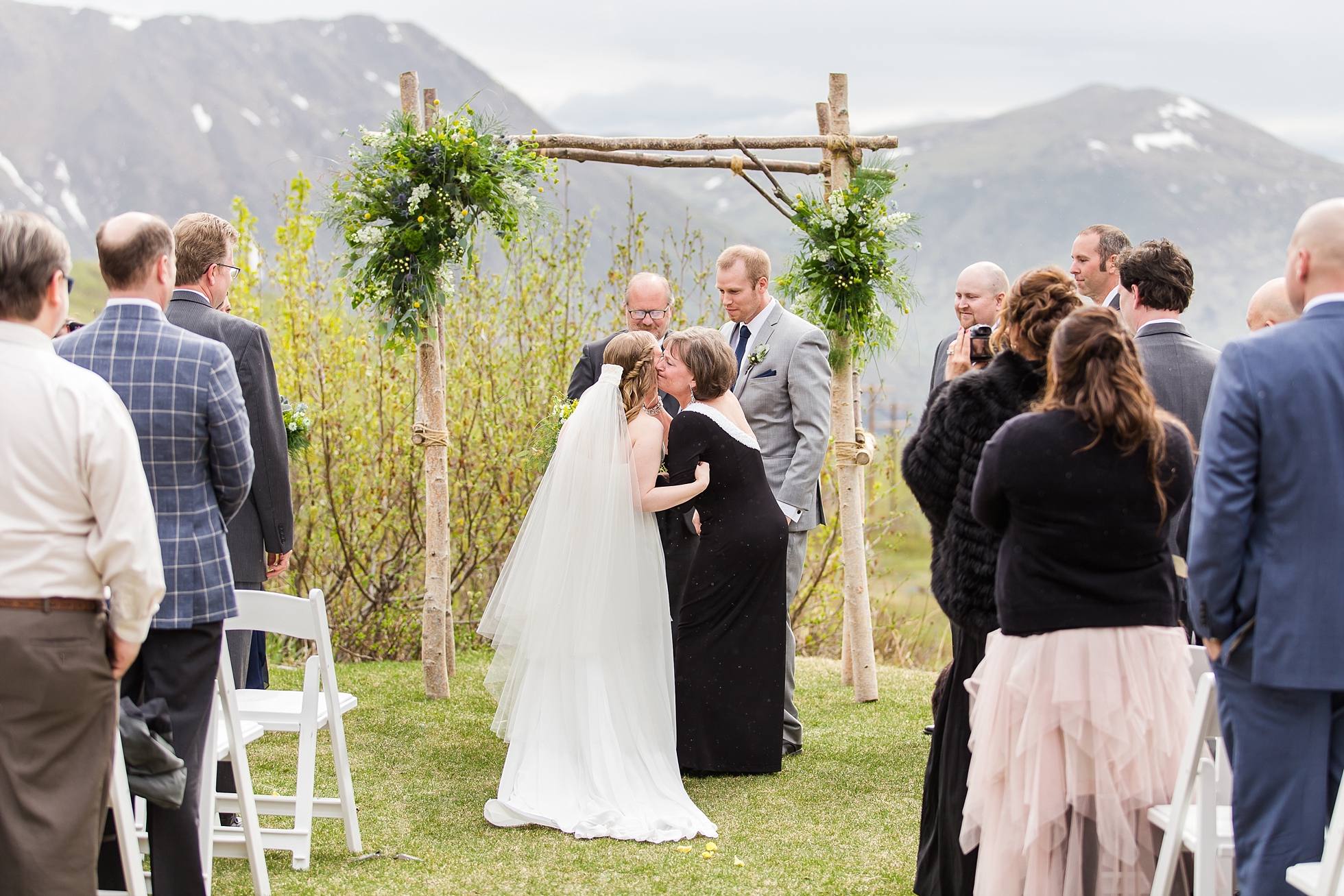 mountain wedding ceremony outdoor