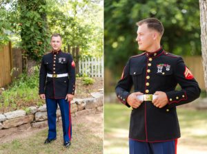 groom dress blues military navy wedding