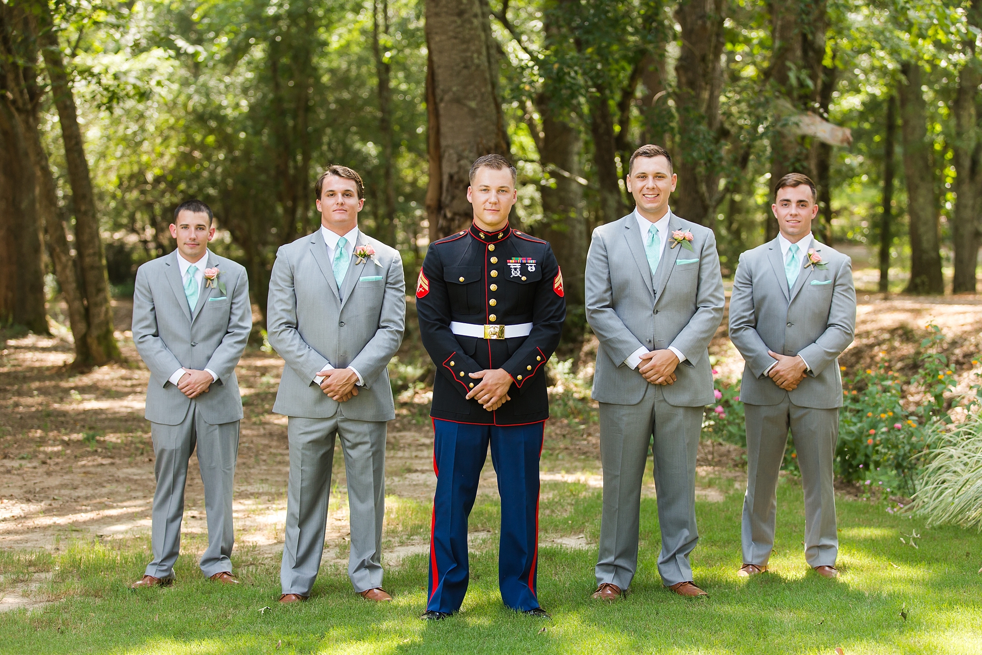 groomsmen wedding navy military georgia